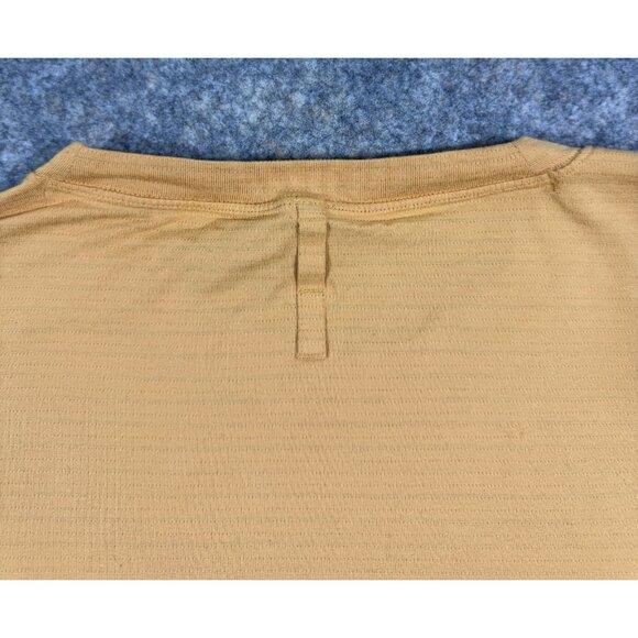 Lululemon License To Train Shirt Mens Size Large Drysense Short Sleeve Orange - Picture 5 of 9